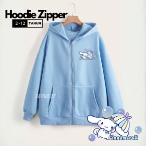 Jaket Anak Hoodie Zipper Anak Lakilaki Perempuan Cinnamoroll  Umur 2 3 4 5 6 7 8 9 10 11 12 tahun anak cowok cewek