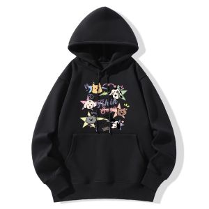 โอเวอร์ไซส์ American High Street อินเทรนด์ เสื้อฮู้ด ผู้หญิง ฤดูใบไม้ผลิ ฤดูใบไม้ร่วง ขนาดเล็กพรีเมี่ยมบาง เสื้อโค้ท ลำลอง สบาย ผ้าฝ้าย เสื้อสเว็ตเชิ้ต