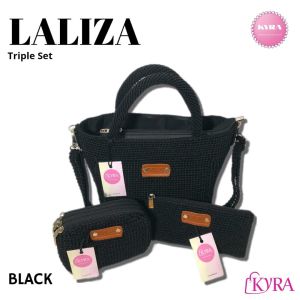 LALIZA Tas Rajut Triple Set (32 +20+10) Cm