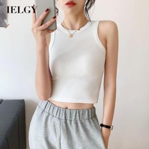 IELGY anti-glare white sleeveless vest womens sports inner wear