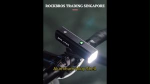 SG delivery RockBros light 1500lm Bicycle light Bicycle front light bicycle head light rechargeable LED light with remote bicycle accessories