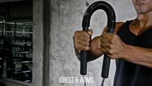 Power Twister Spring Bar For Exercise Grip Bar Power Twister Flexible Strength Chest Arm Rod Exerciser Hand Gripper Spring Bar Muscle Home Fitness Upper Body Muscle Workout  Chest Builder
