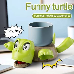 Turtle coaster 🔥 Cute and funny Non-slip and durable heat-insulating pad Tea coaster Press to stare Spread limbs Childrens gift Girlfriend surprise Creative design  Interesting interaction Great gift