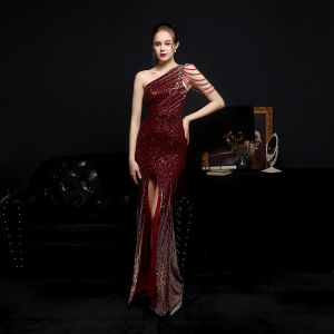Evening dress womens new banquet Sequin fishtail prom party dress long gown formal birthday dress wedding dress