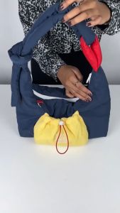 Tas Selempang Puffy - Tas Slingbag Wanita - Tas Travel Nylon Crinkle - Hazesac Node