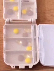 8 Grids Medicine Storage Pill Box: Portable & Compact Solution
