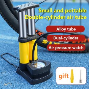 Foot Pedal Type High Pressure 160Psi tyre Pump Footrest Air Pump - double Cylinder Tire Inflator For
