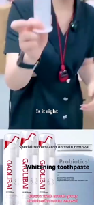 Probiotic Whitening Toothpaste Fresh Breath Dental Care Pemutih Gigi Teeth Whitening Stain Remover Oral Care Toothpaste