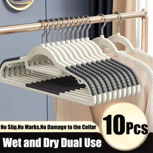 Greensindoor Hangers: 10/30/50Pcs Non-Slip ABS Drying Hanger