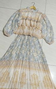 Gamis Plisket 2 Layer by Meijiewang