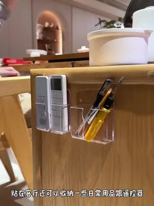 Adhesive Mobile Phone Charging Stand Wall Mount Headboard Lazy Person Storage For Bedroom Dorm Required Space Saving Organizer