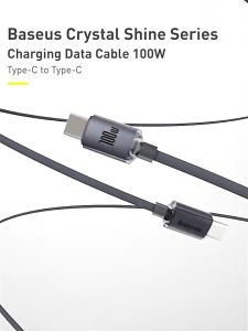 Baseus 100W PD Type-C Fast Charging Data Cable Type C to Type C for Samsung / Huawei / Xiaomi Quick Charge Cord 1.2m/2m