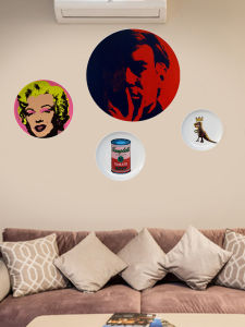 Ligne Blanche Andy Warhol Decorative Tray Decoration American Pop Art Monroe Ceramics Wall-Plate