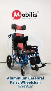 Mobilis Aluminium Cerebral Palsy Wheelchair MO-958LC / Kerusi Roda Berbaring