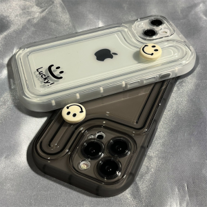 Transparent Silicone Bubble Protection Case for iPhone 14 pro Max Apple 13 Series New Model 13 pro Advanced Feel 14 pro Anti-Fall Soft Shell