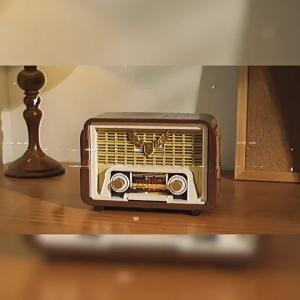 PANTASY Retro Radio Building Blocks Assembling Educational Toys Nostalgic Home Desktop Decoration Gift