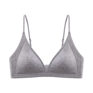 miiow | Cat Woman French Triangle Cup Bra Thin Strap Underwear For Women No Empty Cup Side Breast Collection Comfortable Back Beauty