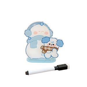 Vibrant Cartoon Inspired Acrylic Note Board & Marker BH266