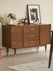 YUANSHI YUANSU | Solid Walnut Storage Cabinet