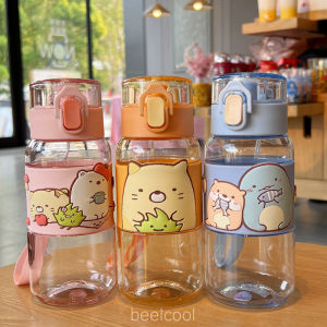 Cốc Thể Thao Nhựa Cầm Tay Sumikko Gurashi Dễ Thương Cho Học Sinh Cốc Đựng Nước Thẳng Cốc Nhựa Cốc Đựng Nước Ngoài Trời