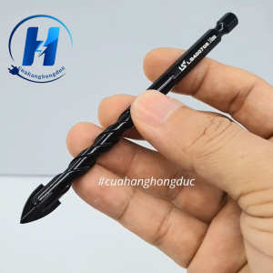 1 x Mũi Khoan Đa Năng 10mm 12mm 4 Cạnh LS+ (Mũi Khoan Hỏa Tiễn)