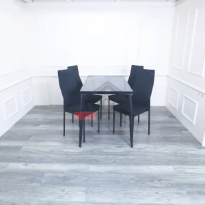 DAKOTA SERIES | Meja Makan Marmer 4 Kursi Minimalis