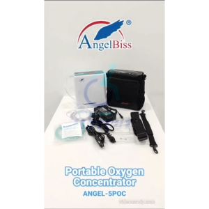 Angelbiss Portable Oxygen Concentrator | Car Use / Rechargeable | Lightweight Medical Grade O2 Machine