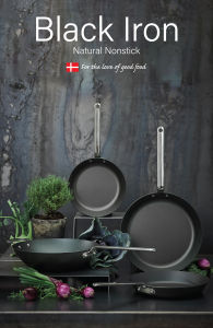 SCANPAN Black Iron 30cm Wok (Sleeve)