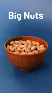 Big Nuts Charcoal Roasted Cashews (Salted With Skin) 160g - Halal Certified