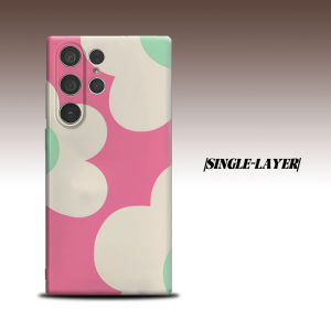 Retro Bubble Daisy For Samsung Galaxy S26 S25 S24 A56 A36 Dual Layer Luxury Fashion Full Lens Protective Case
