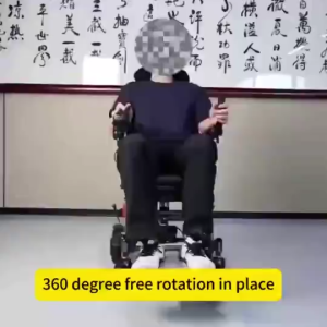 Recline 150° Wheelchair Bed Rest Position Foldable 150kg Load Capacity