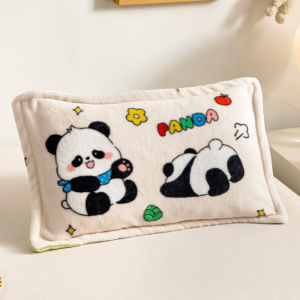 Kids Thick Warm Winter Pillowcase Velvet Flannel Skin-Friendly PillowshamsFluffy Fabric Pillow Covers Super Soft Home Textiles