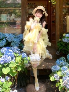 Sweet One-Shoulder Fluffy Fairy Dress