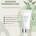 [Hàng Chính Hãng Công Ty 100%] Kem chống nắng hanayuki sunscreen face nâng tone nhẹ tuýp 50g. Kem chống nắng mặt đoàn di băng. Kem chống nắng nâng tone da mặt.. 