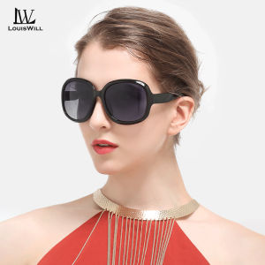 LouisWill Fashion Womens Sunglasses Oversized Round Frame Sunglasses Polarized Sunglasses UV400 TAC Lens Sunglasses Outdoor Activities Sports Sunglasses Driving Fishing Shopping Eyewear Sun Glasses