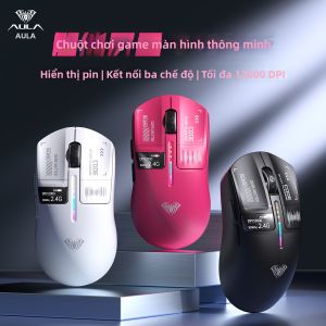 AULA | Chuột Chơi Game Nhẹ Có Dây Bluetooth Ba Chế Độ Sạc