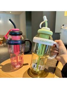MOLORE | Cute High Appearance Summer Plastic Cup Straw Included