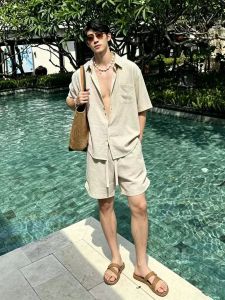 ZHUOCAN | Summer Lightweight Quick-Dry Shirt and Shorts Set