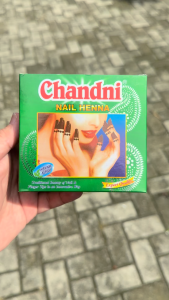 Chandni Nail Henna Kuku - Chandini Pacar Hena Halal Untuk Sholat Kutek Original 12pcs 1 Lusin