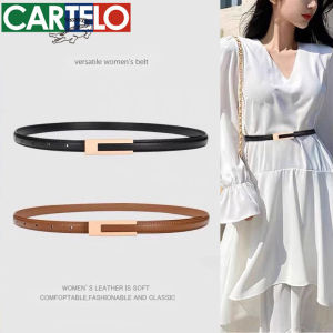 CARTELO | Elegant Womens Belt for Dresses with Smooth Buckle Design