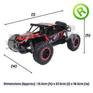 Title: 28cm Muscle Jeep Cheetah King 4 Wheel Drive 2.4GHz Remote Control Truck Battery Operated Vehicle RC Car RC Toys For Boys / Kereta RC / Mainan kanak kanak lelaki/SKU: 209