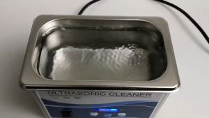 Ultrasonic Glasses Cleaner Minimalist-style Household Glasses Cleaning Tool Jewelry Cleaning Machine Cleaning Instrument White GA008-35W 220V UK