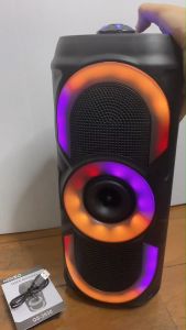 มาใหม่ ลำโพงขนาดพกพา พร้อมไฟ LED ฟังก์ชั่นครบJMAX รุ่นQS-3630 สามารถเชื่อม2ได้ ดีไซน์สวย เสียงดี