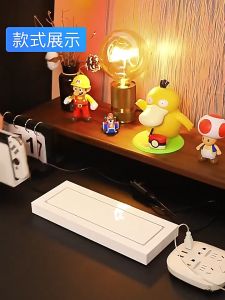 【COD/Original】20 Colors Light Emitting Transparent Dust Cover for Nintendo Switch & Switch OLED Charging Dock