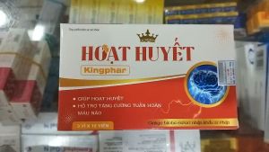 Hoạt huyết kingphar Chính Hãng - Giúp hoạt huyết bổ não tăng cường máu lên não ngủ ngon giấc tăng cường trí não - hộp 30 Viên Cải Thiện Trí Nhớ Hỗ Trợ Chức Năng Não Bộ - Lazada