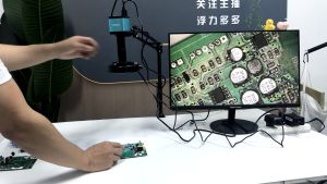 1X-215X Trinocular กล้องจุลทรรศน์กล้อง4พัน48MP HDMI อินเตอร์เฟซ USB ดิจิตอลอิเล็กทรอนิกส์อุตสาหกรรมกล้องเชื่อมต่อ PC สำหรับสเตอริโอกล้องจุลทรรศน์บัดกรี