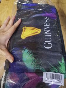 Guinness Cred mutipurpose or Tiger Crystal Cooler zip bag storage bag keep drink cool