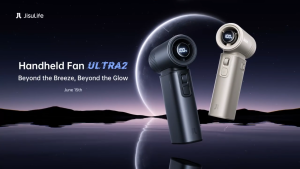 JISULIFE Handheld Fan Ultra 2 High-speed Portable Fan 9000 mAh Outdoor All-in-One Fan