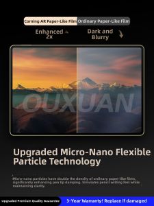 OUXUAN | HD Magnetic Detachable Matte Tablet Protection Film