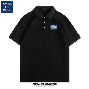 Genio Lamode Mens Polo Shirt Short Sleeve Quick Dry Anti-Wrinkle Summer T-Shirt Sport Cool Feeling Youth Fashion Urban Style